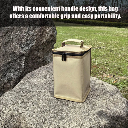 Portable Camping Gas Tank Storage Bag – Protective, Anti-Collision Fuel Cylinder Carrying Case for Outdoor Cooking