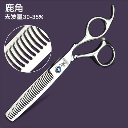 XUANFENG 6-Inch Barber Scissors Set – Japanese 440C Steel Hair Cutting & Thinning Shears