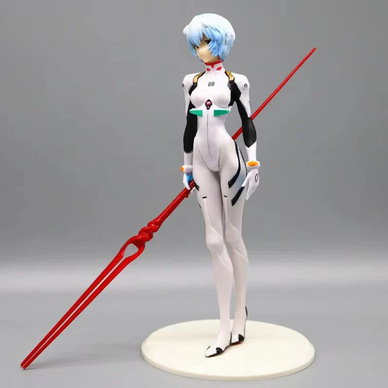 18cm NEON GENESIS EVANGELION Ayanami Rei & Asuka Action Figures – PVC Anime Model Figurines for Collection