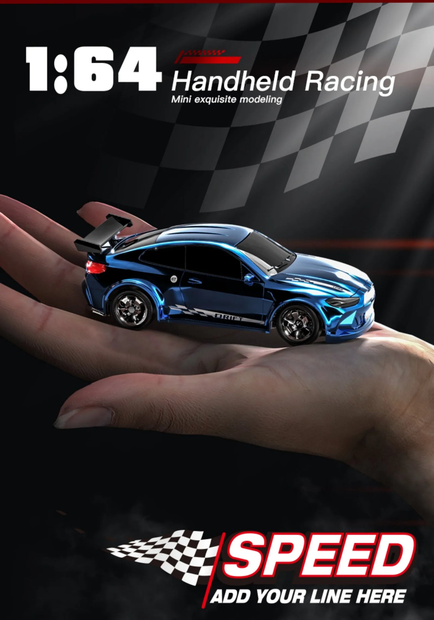 KF20 1:64 RC Drift Car — 2.4G High-Speed 4-Wheel Mini Remote Control Racing Toy for Kids