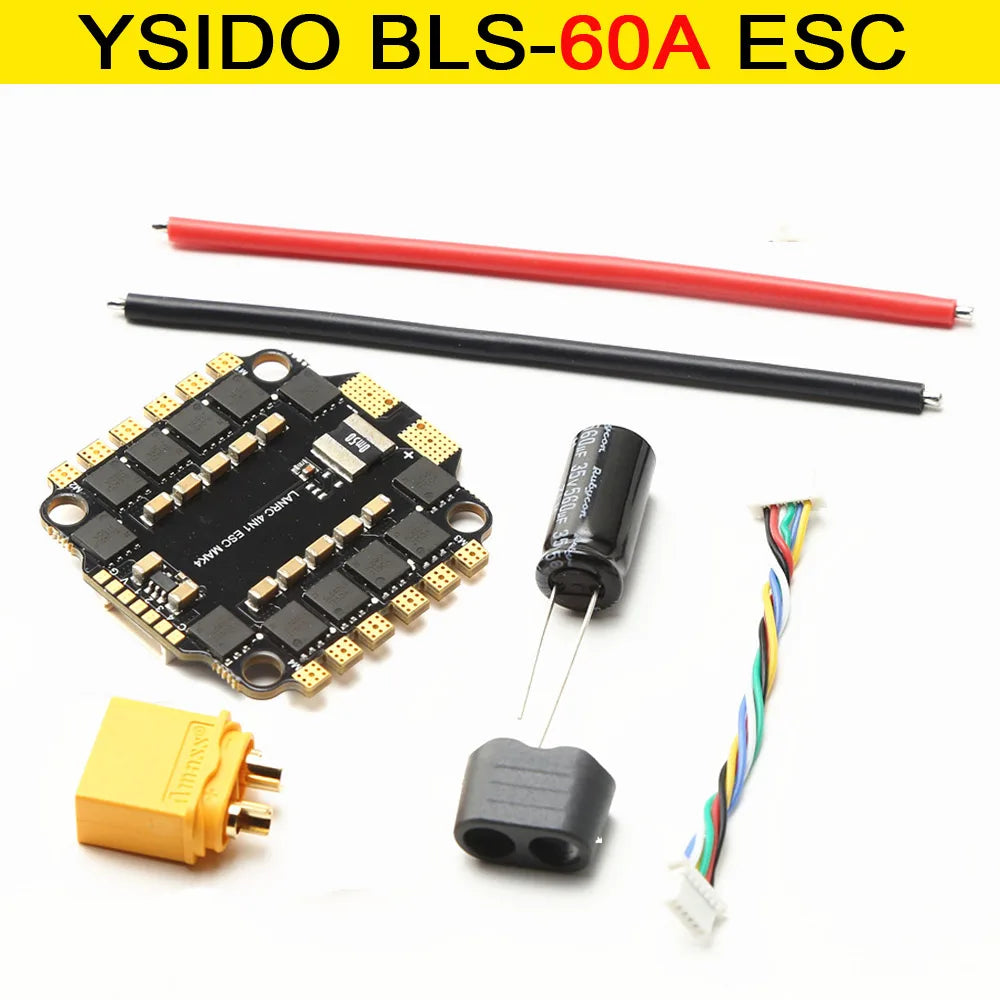 F4V3S F4 V3 V3S PLUS FC Stack with OSD & Barometer – 30A 45A 60A ESC for FPV Racing Drones