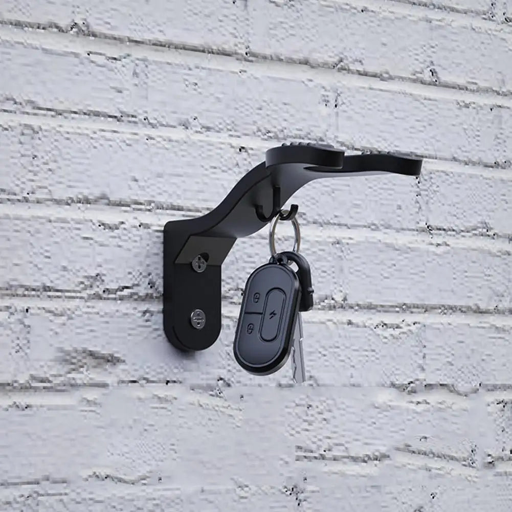 Motorcycle Helmet Holder Wall Mount - Head Gear Hook & Hat Hanger Stand for Helmets, Football & Bicycle Caps