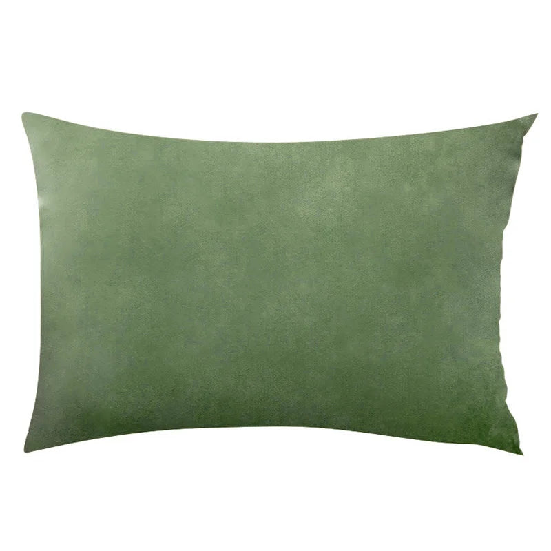 Soft Velvet Plaid Cushion Covers – 30x50 cm Pillowcases for Living Room Sofa, Nordic Home Decor