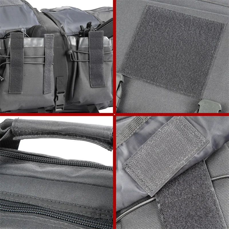 LQARMY Tactical Double Rifle Case – Molle Backpack Gun Holster for Hunting, Sniper & Airsoft (32/38/42/48 inch)