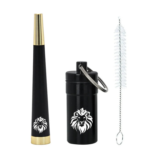 NEW Smoke Kit - Herb Pipe & Stash Jar with Customizable Patterns, Metal Pill Bottle, Portable Smoking Accessories & Clean Brush