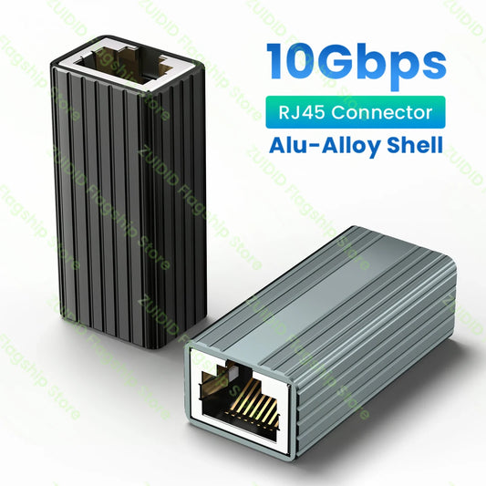 1/2/5/10Pcs 10Gbps RJ45 Coupler – Female to Female Gigabit Network Extender for Cat8/Cat7/Cat6 Ethernet Cable Adapter