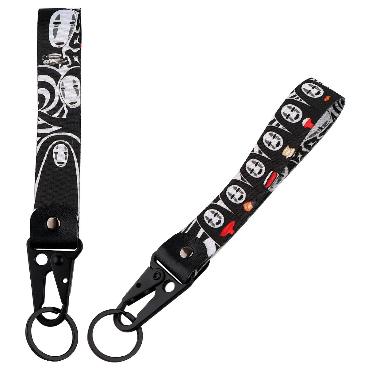 Anime Eagle Beak Keychain – Cool Short Lanyard for Phone, Badge Holder & USB Pendant