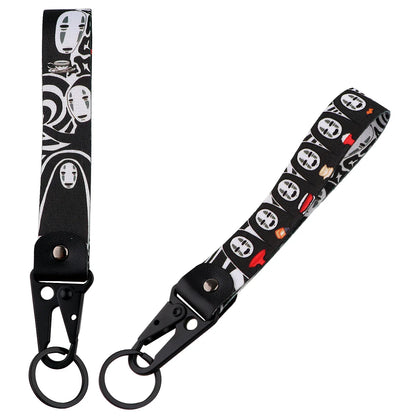 Anime Eagle Beak Keychain – Cool Short Lanyard for Phone, Badge Holder & USB Pendant