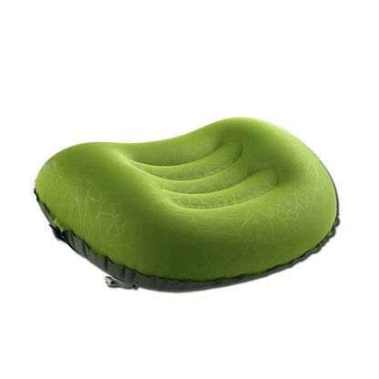 Ultralight Inflatable Camping Pillow – Compact Ergonomic Neck & Lumbar Support for Hiking, Travel & Backpacking