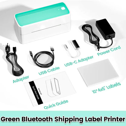 Phomemo 241 Bluetooth Thermal Label Printer – Wireless 4x6 Shipping Label Printer Compatible with iPhone, Android, Mac & Windows