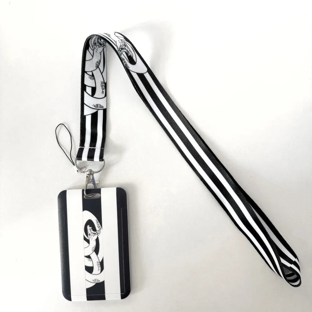 Cartoon Anime Lanyard – Key, Card & Badge Holder Neck Strap, DIY Keychain Hang Rope