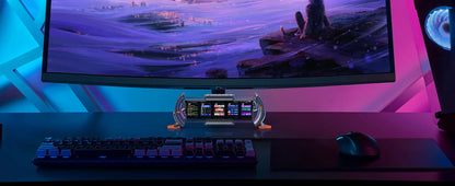 Divoom Times Gate RGB Digital Clock – Smart APP Control, WiFi, Gaming Room & Cyberpunk Office Decor