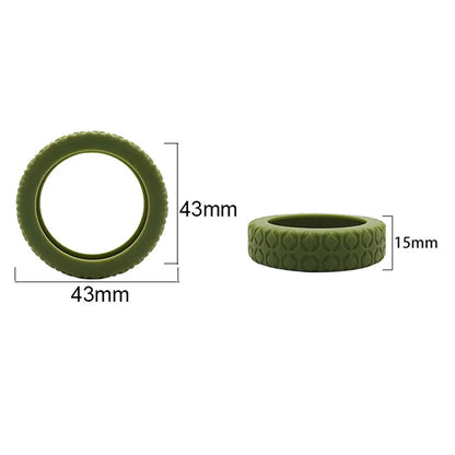 Silicone Luggage Wheel Protectors — Wear-Resistant Covers for Spinner Suitcase Wheels