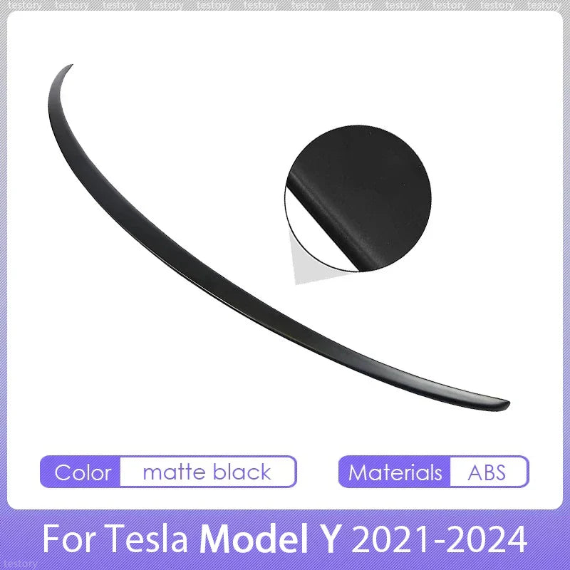 Tesla Spoiler Wing for Model Y & Model 3 Highland 2024 – ABS Rear Spoiler Accessory for Tesla 3/Y 2017–2024