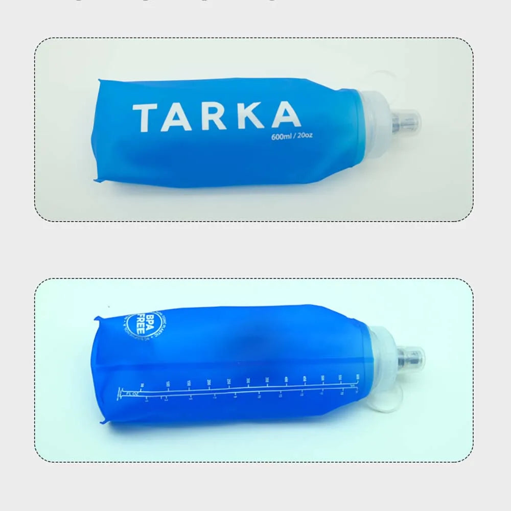TARKA Collapsible Silicone Water Bottle — Lightweight Gel Kettle for Camping, Hiking, Running & Travel