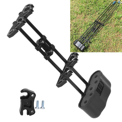 Portable 5-Arrow Quiver – Buckle-Type Bow Holder Box for Outdoor Archery Equipment