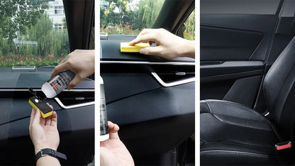 Hydroshine Ceramic Trim Restorer Gel — Plastic, Vinyl & Rubber Dressing for Interior Detailing, Leather Care & Car Protection