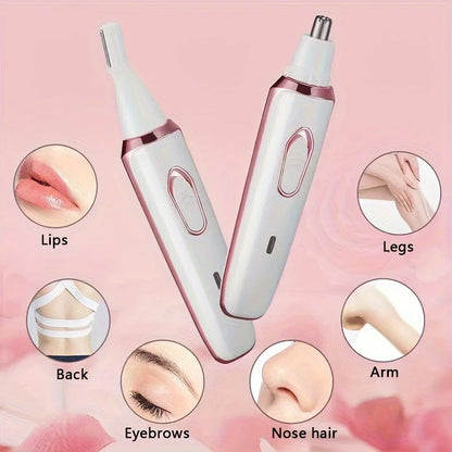 4-in-1 Electric Lady Shaver – Painless Cordless Body Hair Removal Epilator & Trimmer, Perfect Gift for Women