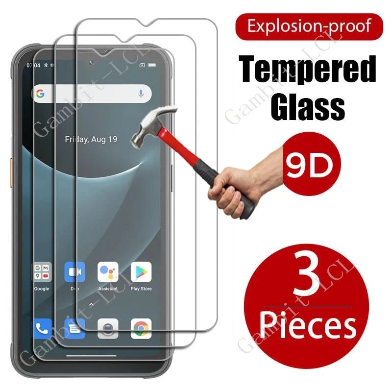 3PCS Blackview Tempered Glass Screen Protector - Compatible with BV6300, BV6200 Plus, BV5500, BV5300 Pro, BV5200, BV5100, BV4800, N6000SE & N6000