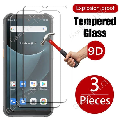 3PCS Blackview Tempered Glass Screen Protector - Compatible with BV6300, BV6200 Plus, BV5500, BV5300 Pro, BV5200, BV5100, BV4800, N6000SE & N6000