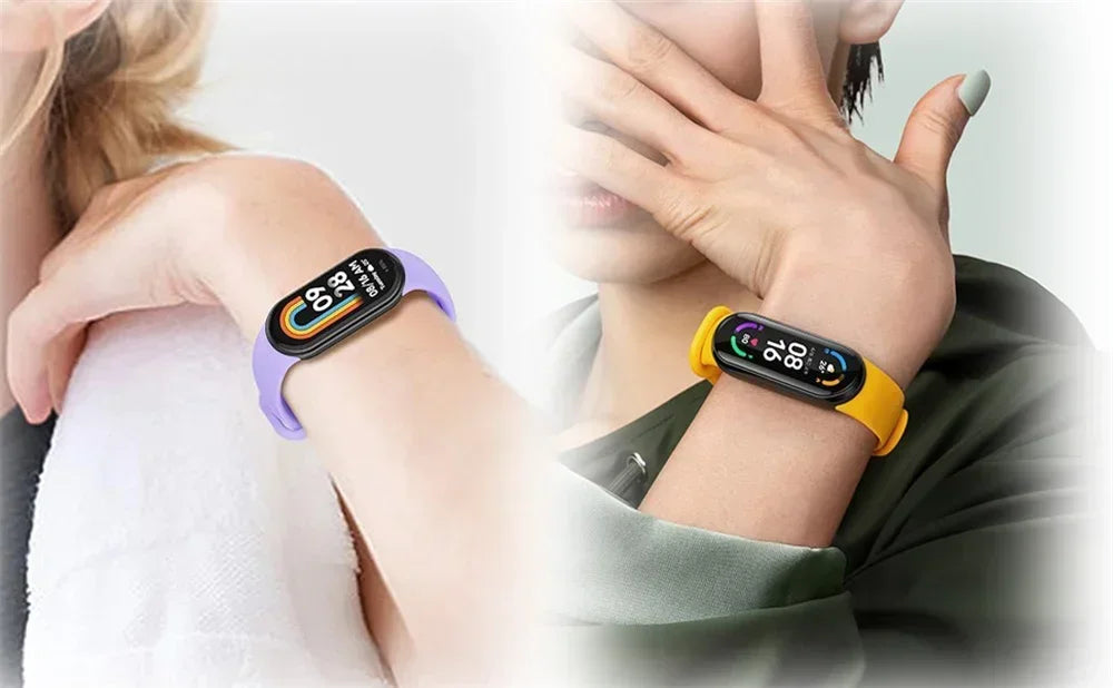 Sport Silicone Strap for Xiaomi Mi Band 9/8 NFC – Replacement Smartwatch Wristband Bracelet
