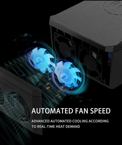 ToolkitRC Q6AC Charger AC 400W/DC 1000W 4-Channel with 65W USB & 15W Wireless Charging for LiPo NiMH PB Batteries