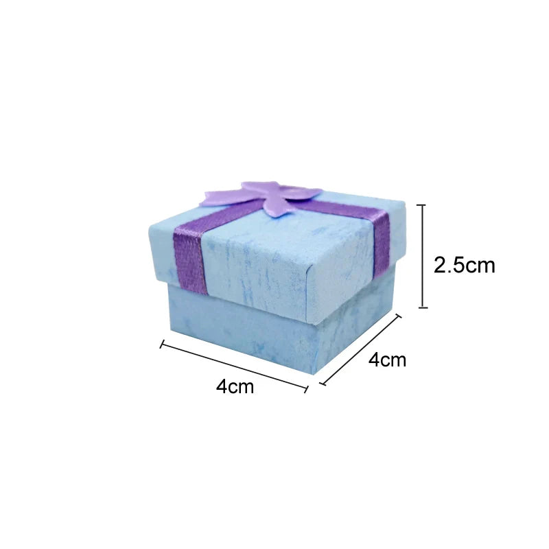 12/24/36pcs Ring & Earring Storage Boxes — High-Quality Paper Jewelry Gift Packaging Container Display