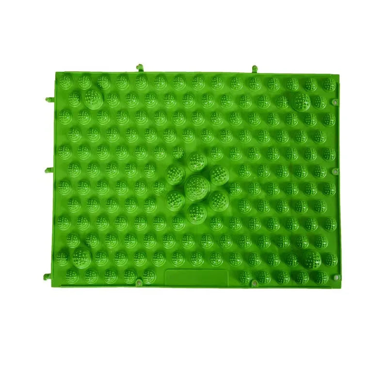 Reflexology Foot Massage Spike Mat — Yoga Cushion Pad for Anti-Stress, Blood Circulation & Toe Pressure Therapy