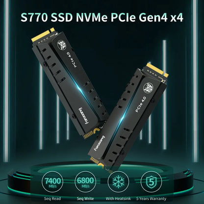 Fanxiang S660/S770/S880 NVMe M.2 PCIe 4.0x4 SSD – 1TB, 2TB, 4TB Internal Solid State Drive for PS5 & Desktop