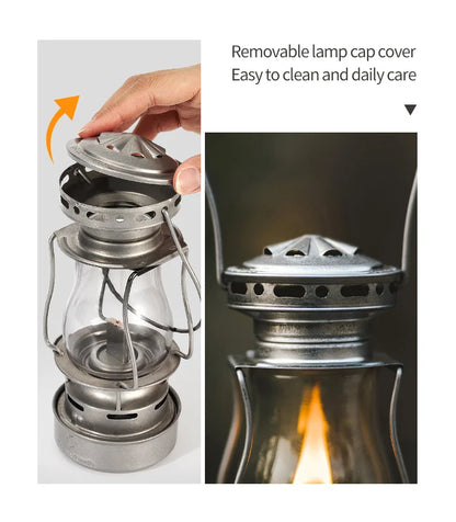 ThousWinds Twilight Kerosene Camping Lantern – Portable Retro Oil Lamp for Outdoor Picnic and Backpacking