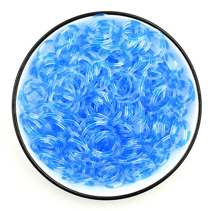 NICE! 600pcs Rainbow Loom Rubber Bands – DIY Bracelet Making Kit for Kids, Hair Ties, Xmas Gift 2021