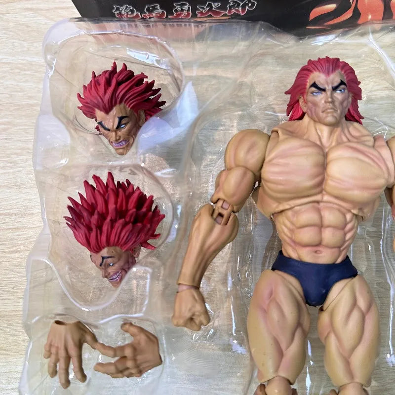 ST Baki Hanma Son of Ogre Action Figure – Hanma Yuujiro PVC Fighting Anime Model Toy Collection Gift