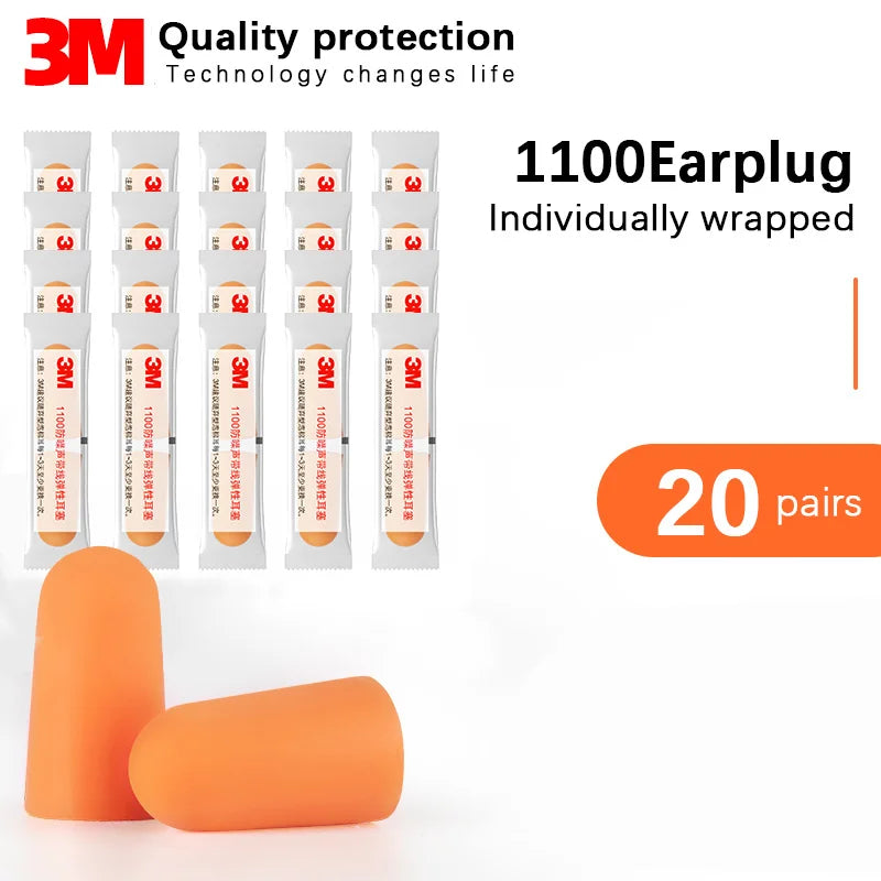 3M Industrial Anti-Noise Earplugs – Mechanical Noise Reduction & Hearing Protection