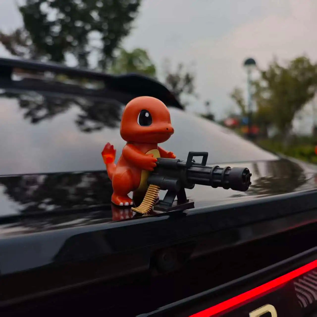 9cm Pokemon Charmander Car Figurine - Funny Dashboard Decoration Toy