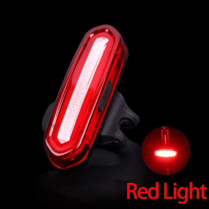 USB Rechargeable LED Bike Tail Light – Bright Rear Warning Lamp for Mountain & Road Cycling