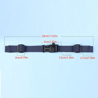 Adjustable Shoulder Strap for Backpack Chest Bag - Harness for Outdoor Camping, Tactical Bags, Straps Accessories