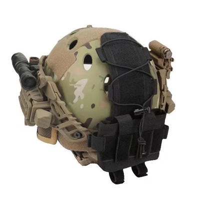 Tactical Helmet Battery Pouch Counterweight Storage Bag with Hook Loop for Fast Helmet