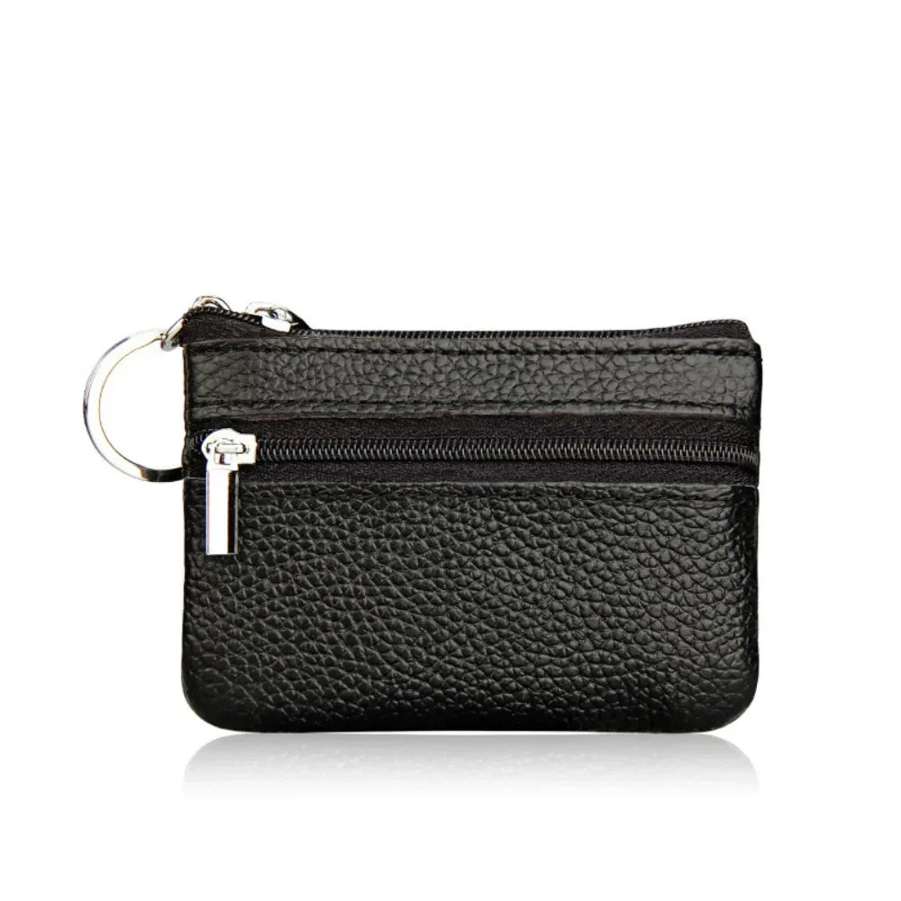 Mini PU Leather Coin & Card Holder Wallet – Luxury Pocket Change Purse Pouch for Men & Women 💼✨