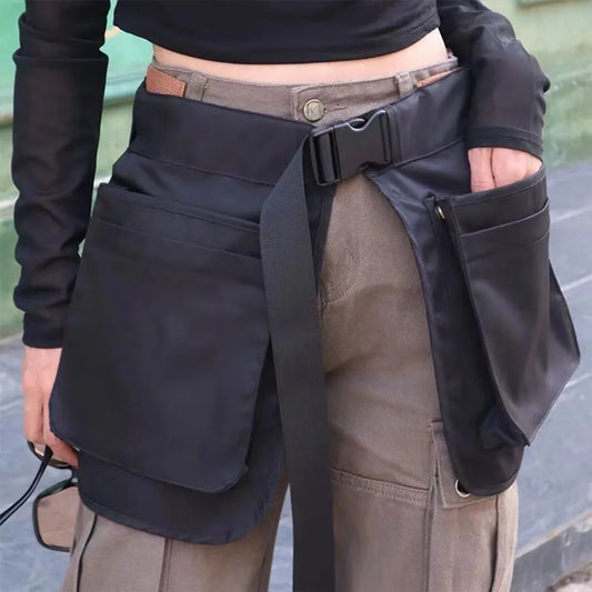 Portable Adjustable Waist Tool Pouch Bag - Multi-function Belt Bag for Electricians, Carpenters, Gardening, Plumbing, Woodwork