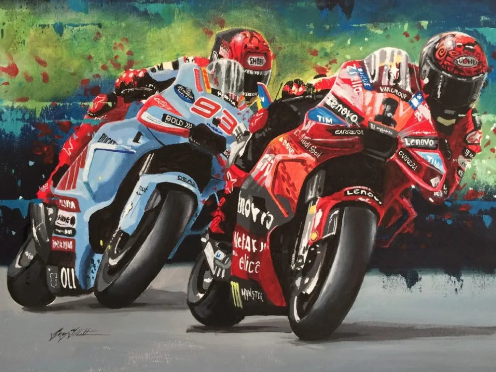 Marquez 5D Diamond Painting Motorcycle – DIY Sports Diamond Embroidery Mosaic Oil Painting for Home Decor and Gift