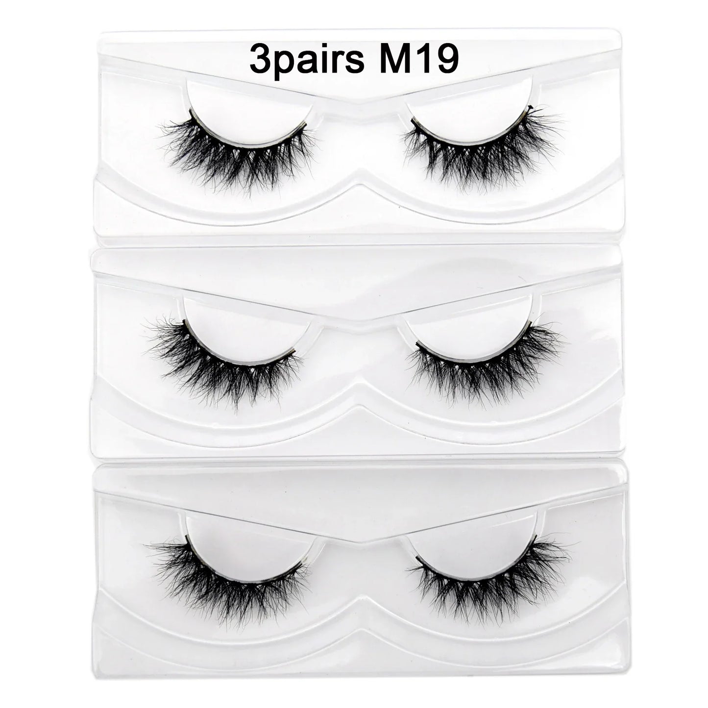 Visofree 13mm 3D Mink Eyelashes – Natural Long Handmade Cruelty-Free False Lashes for Makeup G04