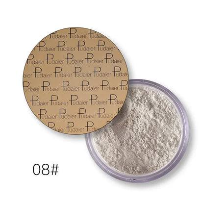 Matte Loose Setting Powder – Oil-Control Mineral Face Concealer, Long-Lasting Bronzer & Contour for Dark Skin