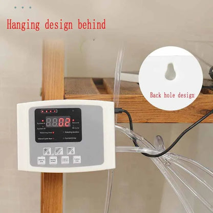 Solar Drip Irrigation System with Dual Pump & Timer | Automatic Plant Watering Device for Gardens