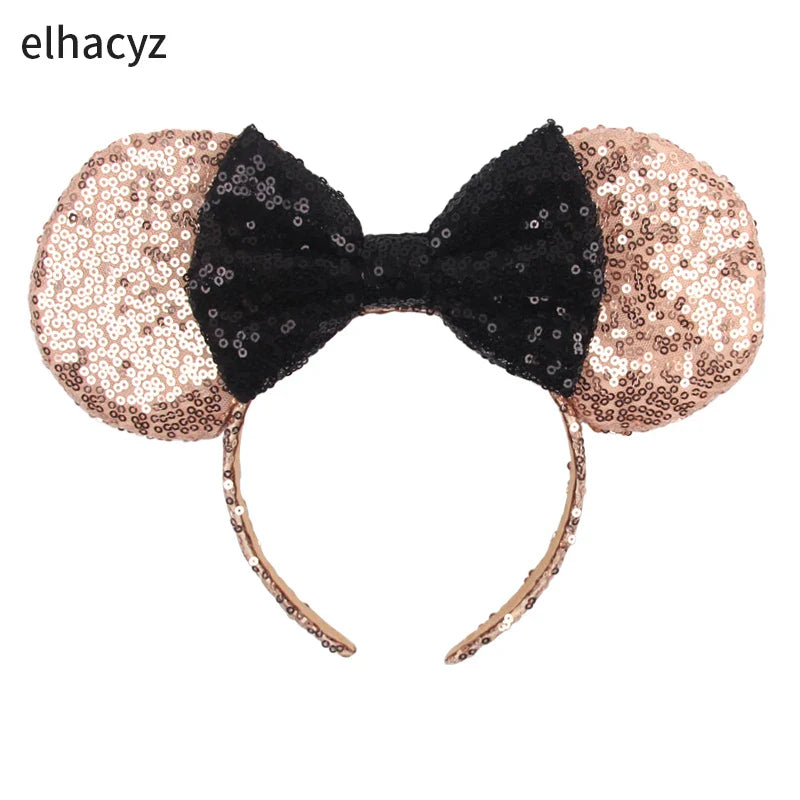 Big Classic Polka Dot Bow Minnie Mouse Ears Headband – Festival & Party Hairband for Women & Girls, Disney Trip Accessories
