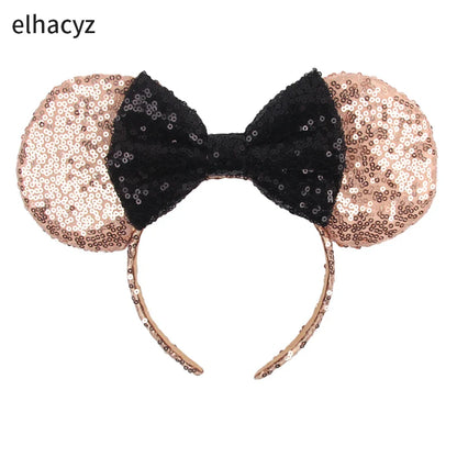 Big Classic Polka Dot Bow Minnie Mouse Ears Headband – Festival & Party Hairband for Women & Girls, Disney Trip Accessories