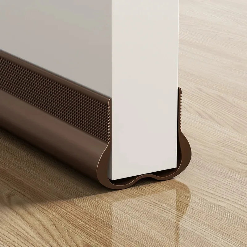PVC Door Bottom Sealing Strip - Flexible Weatherproof Draft Stopper for Window and Home Insulation Protection