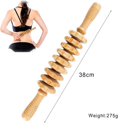 Wooden Lymphatic Drainage & Anti-Cellulite Massage Tools – Gua Sha for Body Shaping & Sore Muscle Relief