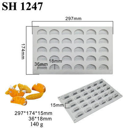 35-Cell Silicone Candy & Chocolate Mold — Jelly, Cake, Ice Cube & Dessert Baking Tool
