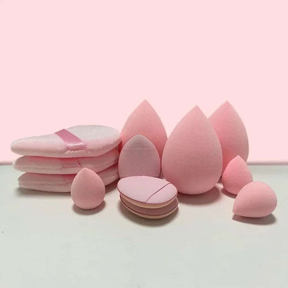 12PCS Velvet Triangle Makeup Sponges – Mini Finger Puffs & Beauty Eggs for Foundation and Liquid Makeup