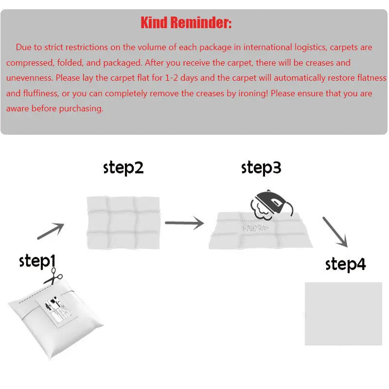 Large Plush White Area Rug – Soft Fluffy Carpet for Living Room, Bedroom, Teen Room & Home Decor